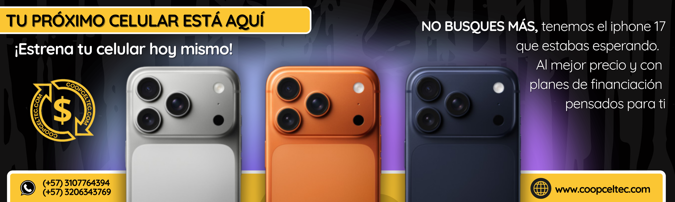 BANNER - IPHONE 17 - COOPCELTEC (2)