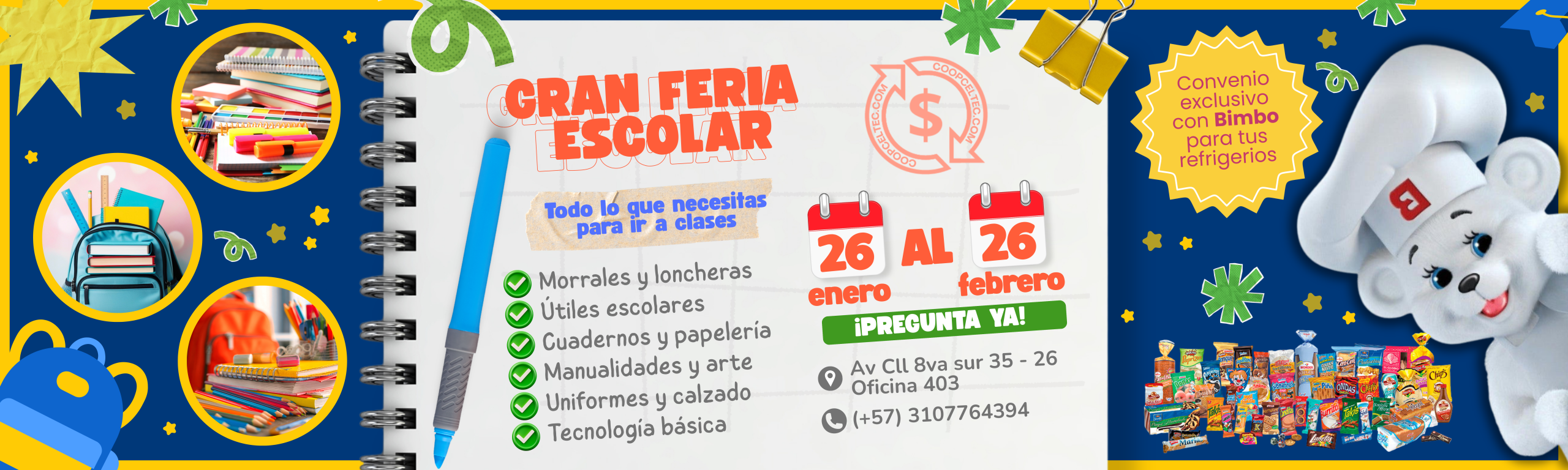 FERIA ESCOLAR - COOPCELTEC